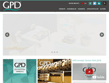 Tablet Screenshot of gpd.com.tr